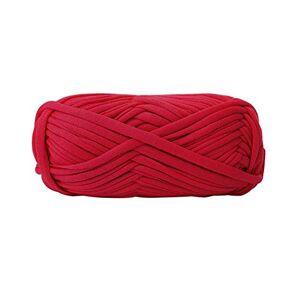 Benoon Fil à Tricoter De Tissu Fait Main De Couleurs Multiples pour Le Matériel De Crochet De Sac à Main De Tapis Tressé De Bricolage Rouge foncé - Publicité