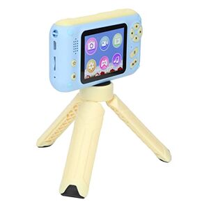 Emoshayoga Appareil photo pour enfants Double caméra de dessin animé Chargement USB Jeux de puzzle intégrés Mini appareil photo portable pour enfants Perles de cire Adhésif artisanal - - Publicité