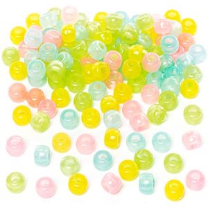 Baker Ross Perles fluorescentes (Paquet de 200) Loisirs créatifs pour Enfants et Adultes EF344 - Publicité