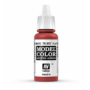 Vallejo Peinture acrylique pour modélisme 17 ml Flat Red - Publicité