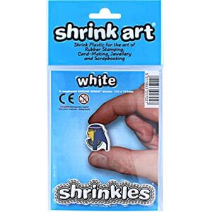 Shrinkles Original , Feuilles Shrink Art loisirs créatifs, blanches (Mini pack) - Publicité