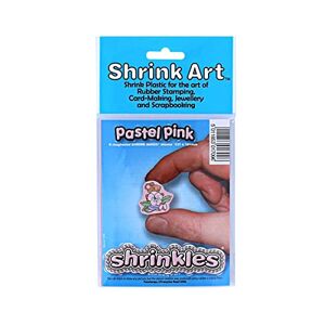 Shrinkles Original , Feuilles Shrink Art loisirs créatifs, rose pastel (Mini pack) - Publicité