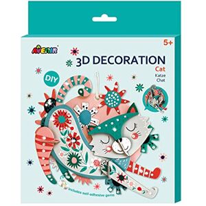 Avenir 6305070 Kit créatif de décoration chat 3D pour enfants à partir de 5 ans - Publicité