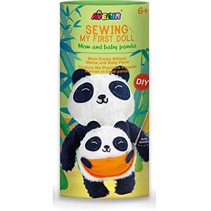 Avenir Kit de Couture pour créer Une Peluche en Forme d'ours Panda 25 cm Comprend des Fils, Un Rembourrage et Une Aiguille à Tricoter en Plastique À partir de 6 Ans Kit de Bricolage pour Vos - Publicité