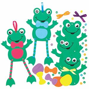 Baker Ross Décorations motif Grenouille à Perles Lot de 5, Activités Manuelles pour Enfants (AX838) - Publicité