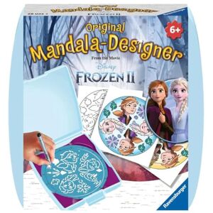 Ravensburger – Mandala Designer – Mini – Dessin – Loisir créatif – Kit voyage – Pochoir – Disney La Reine des Neiges 2 Activité créative – Enfant – Dès 6 ans – 29025 – Version française - Publicité