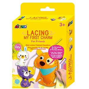 Avenir Mon premier kit de laçage   Little Pets   Améliore les compétences en couture et en couture   Amusement créatif pour les enfants de 3 ans et plus, jaune - Publicité