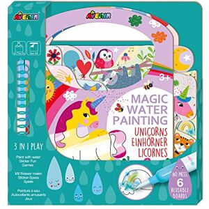 Avenir 6301778 Jeu de coloriage Licornes Kit créatif 3 en 1 avec jeux, autocollants et coloriage DIY Bloc d'activités pour enfants à partir de 3 ans - Publicité