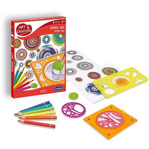Sentosphère Sentosphere- Art & Creations Kit créatif Mandalas en Spirale pour Enfants, 02081, Multicolore, Centre - Publicité