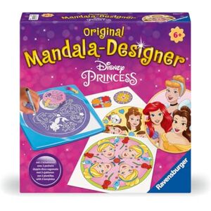 Ravensburger – Mandala Designer – Dessin – Loisir créatif – Pochoirs – Crayons de couleur inclus – Disney Princesses – Disney – Tendance – Enfant – Dès 6 ans – 23847 – Version française - Publicité