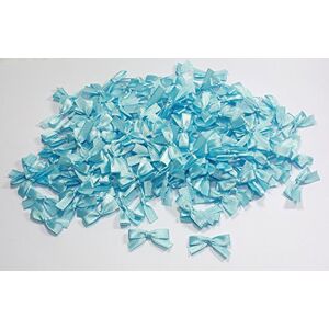 Lot de 100 mini nœuds en satin pour décoration de mariage Bleu clair 25 mm - Publicité