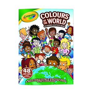 CRAYOLA Colors of The World, Album D'Activités Et De Coloriage, 48 Pages À Colorier Et Activités Éducatives, 04-2668 - Publicité