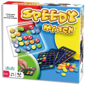 Culture club 2000 Jeu Speedy Match, pour 5 enfants et plus. Séquences couleurs à reproduire, 5 plaques et fiches idées