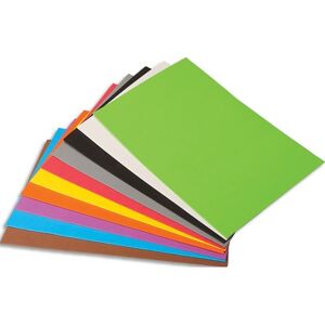 O color Pochette de 10 feuilles en caoutchouc mousse assortis - Format : 30 x 40 cm - Lot de 3