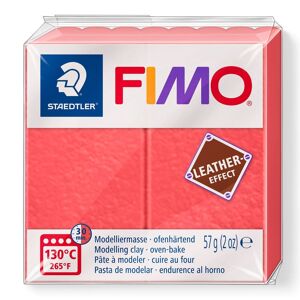 Graine créative Pain 57g FIMO EFFECT CUIR couleur rouge - Lot de 7