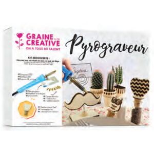 Graine créative Kit pyrogravure