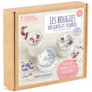 Graine créative Kit bougies fleuries