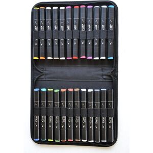 Oz international Trousse de 24 marqueurs à alcool GRAPHIT Manga - Idéal pour les dessinateurs de mangas