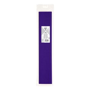 Clairefontaine PAPIER CRÉPON, Sachet de 1 feuille pliée 75% au format 2,50x0,50m - Violet - Lot de 20 Mauve