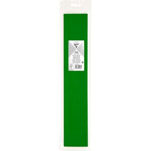 Clairefontaine PAPIER CRÉPON, Sachet de 1 feuille pliée 75% au format 2,50x0,50m - Vert pré - Lot de 20