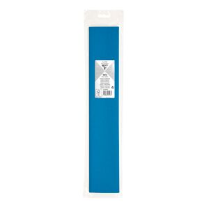 Clairefontaine PAPIER CRÉPON, Sachet de 1 feuille pliée 75% au format 2,50x0,50m - Bleu pétrole - Lot de 20 Vert