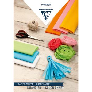 Clairefontaine Nuancier papier crépon - Lot de 2 Bleu