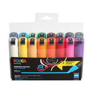 Posca Marqueur à pigment PC-7M, étui de 16