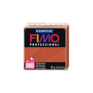 Fimo PROFESSIONAL Pâte à modeler, 85 g, terre cuite - Lot de 5 Bleu