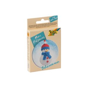 Folia Mini kit de feutrine 'Filzinies', bonhomme de neige - Lot de 6