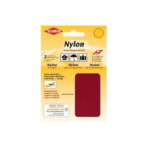 Pièce de réparation nylon, autocollant, noir - Lot de 5 Blanc