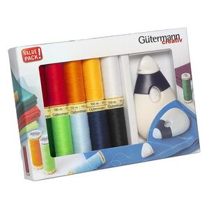 Gütermann Kit de fil a coudre avec roulette a craie souris