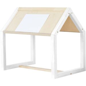 Blm Maison de dessin pour enfant art blanc et naturel Beige 60x90x80cm