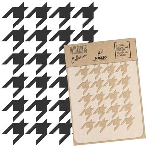 Nakleo Pochoir reutilisable - Craft - Scrapbooking // PIED DE POULE - A5 (15x21cm)