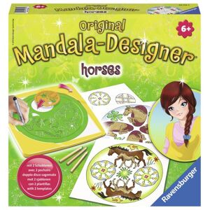 Mandala Designer Original Horses Ravensburger Bleu - Publicité