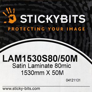 STICKYBITS Film Lamination Satin 1530 mm x 50 m