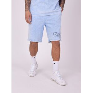 Project X Paris Short en tissus délavé - Couleur - Bleu, Taille - XL