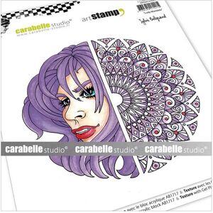 Carabelle Studio Tampon Cling Ø 15 cm Lady Mandala 2 pcs - Publicité