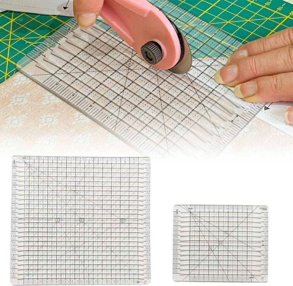 DIY Craft Sewing Ruler Template Sewing Supplies T-shirts Ruler Fabric Cutter Stencil