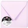 Clairefontaine Paquet de 20 enveloppes Pollen 140x140mm 120g/m² - Lilas - Lot de 2