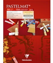 Pastelmat bloc collé 12F 30x40cm 360g - Assortis