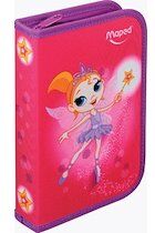 Maped Trousse Fairy, en polyester, rose, équipé - Lot de 2