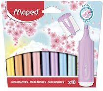 Maped Surligneur FLUO'PEPS Classic PASTEL, étui de 6 - Lot de 4