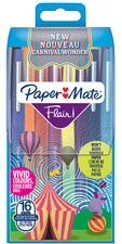 Papermate Stylo feutre Flair CARNIVAL, étui de 16