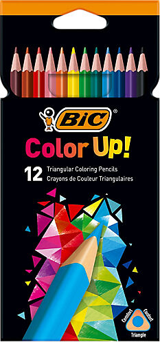 BIC Crayons de couleur BIC Color Up! Assortiment - 12 Unités