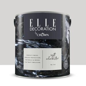 ELLE DECORATION Pittura per interni super lavabile,  by Crown beige soft alabaster 104 opaco, 2.5 L