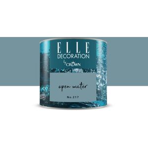 ELLE DECORATION Pittura per interni super lavabile,  by Crown blu open water 217 opaco, 0.125 L