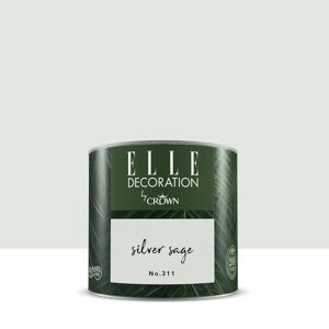 ELLE DECORATION Pittura per interni super lavabile,  by Crown verde silver sage 311 opaco, 0.125 L