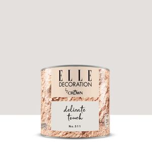 ELLE DECORATION Pittura per interni super lavabile,  by Crown beige delicate touch 511 opaco, 0.125 L