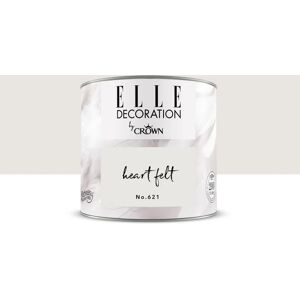 ELLE DECORATION Pittura per interni super lavabile,  by Crown bianco heart felt 621 opaco, 0.125 L