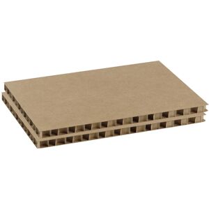 PACK AND MOVE Carta kraft Set 2 fogli cartone ondulato 40x30cm